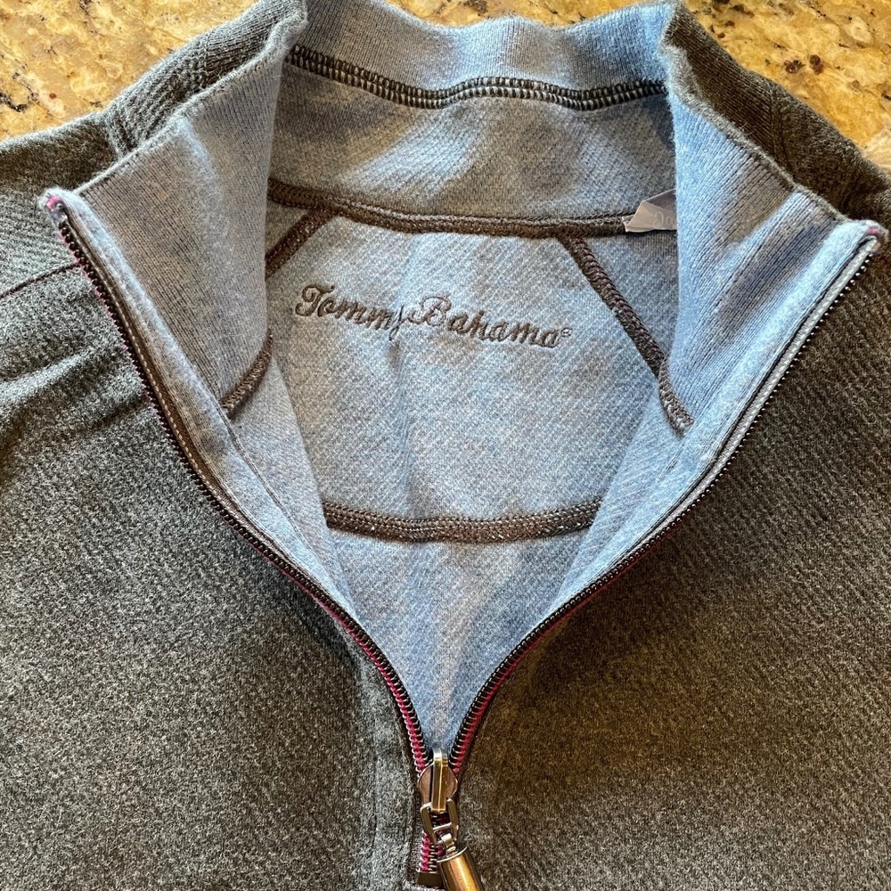 Mens Tommy Bahama Half Zip Sweater